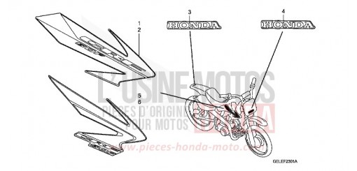 MARCA/STRISCIA (CRF50F6/7) CRF50F7 di 2007